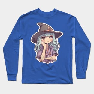 Witch cartoon pretty Long Sleeve T-Shirt